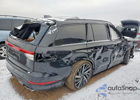 2025 Lincoln Aviator Black Label z USA, uszkodzony, nr VIN 5LM5J9XC9SGL25630